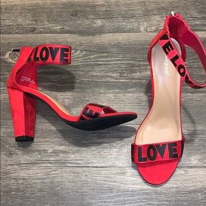 Red Love Heels